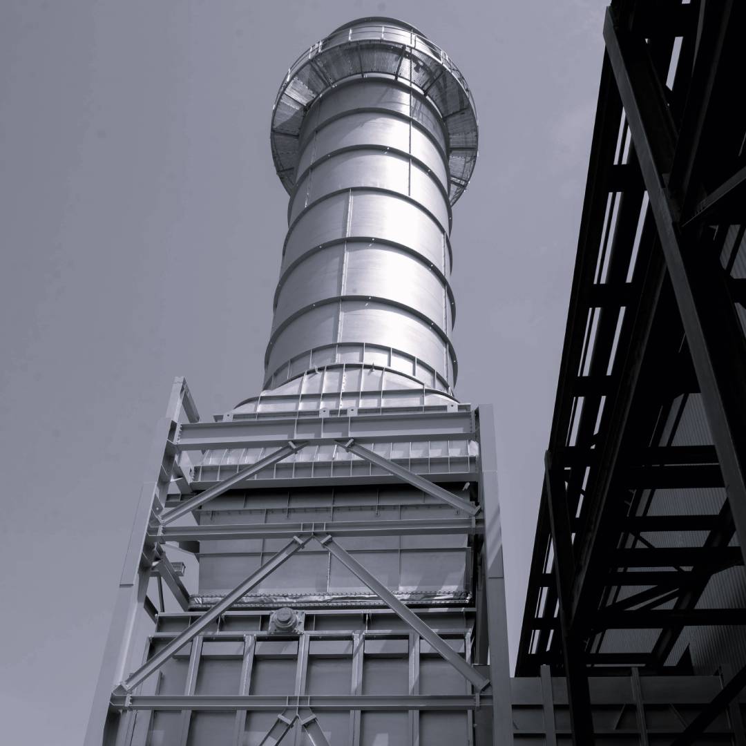 Repair of frame 9 exhaust stack at Pacific Energy Omotosho Power plant